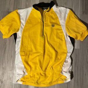 Canari Yellow Cycling Jersey – Large – Lightweight & Breathable!